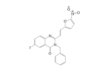 3-benzyl-6-iodo-2-[(E)-2-(5-nitro-2-furyl)ethenyl]-4(3H)-quinazolinone