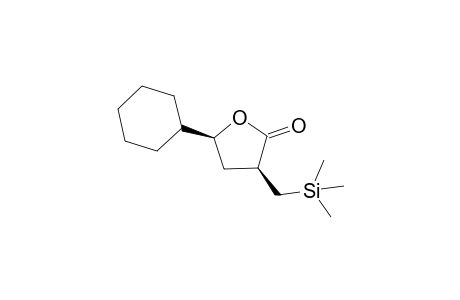 5-Cyclohexyl-3-[(trimethylsilyl)methyl]dihydrofuran-2(3H)-one