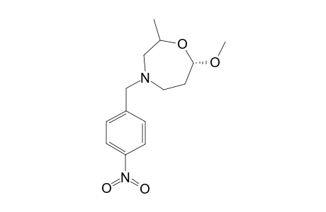 4-N-(4-NITROBENZYL)-2-METHYL-7-ALPHA-METHOXY-PERHYDRO-1,4-OXAZEPINE
