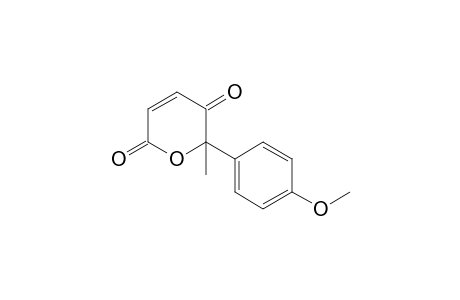 6-(4-Methoxyphenyl)-6-methyl-pyran-2,5-dione
