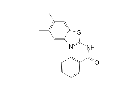 N-(5,6-dimethyl-1,3-benzothiazol-2-yl)benzamide