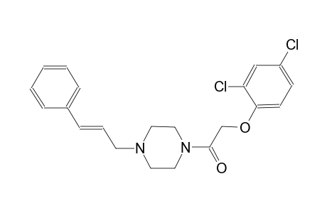 1-[(2,4-dichlorophenoxy)acetyl]-4-[(2E)-3-phenyl-2-propenyl]piperazine