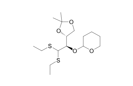 2-O-Tetrahydropyranyl-3,4-O-isopropylidene-D-erythrose diethyldithioacetal