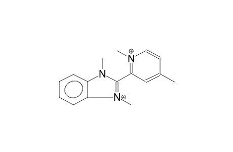 2-(1,4-DIMETHYLPYRIDINIO-2-YL)-1,3-DIMETHYLBENZIMIDAZOLE DICATION