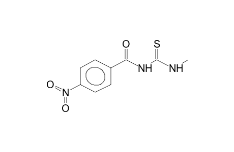 N-(4-NITROBENZOYL)-N'-METHYLTHIOUREA