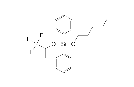 Silane, diphenylpentyloxy(1,1,1-trifluoroprop-2-yloxy)-