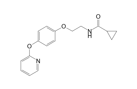 Cyclopropanecarboxamide, N-[2-[4-(2-pyridinyloxy)phenoxy]ethyl]-