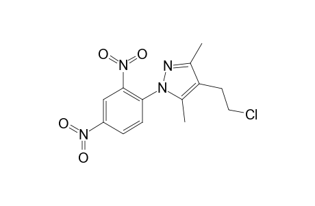 4-(2-Chloroethyl)-1-(2,4-dinitrophenyl)-3,5-dimethyl-1H-pyrazole