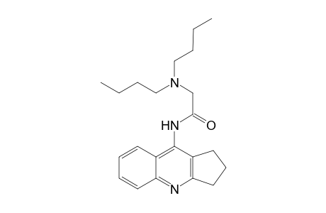 2-(Dibutylamino)-N-(2,3-dihydro-1H-cyclopenta[b]quinolin-9-yl)acetamide