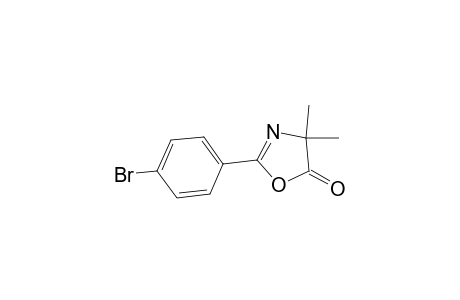 2-(4-bromophenyl)-4,4-dimethyl-1,3-oxazol-5-one