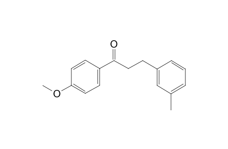 1-(4-methoxyphenyl)-3-(3-methylphenyl)-1-propanone