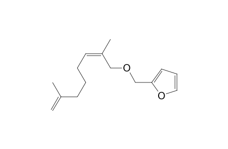 Furan, 2-[[(2,7-dimethyl-2,7-octadienyl)oxy]methyl]-, (Z)-