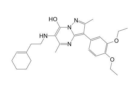 pyrazolo[1,5-a]pyrimidin-7-ol, 6-[[2-(1-cyclohexen-1-yl)ethyl]amino]-3-(3,4-diethoxyphenyl)-2,5-dimethyl-