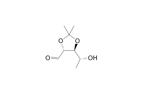 (4R,5S)-5-[(R)-1-Hydroxyethyl]-2,2-dimethyl-1,3-dioxolane-4-carbaldehyde