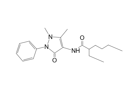 Hexanamide, 2-ethyl-N-(1,5-dimethyl-3-oxo-2-phenyl-2,3-dihydro-1H-pyrazol-4-yl)-