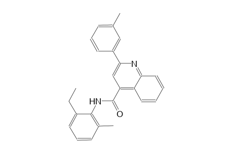 N-(2-ethyl-6-methylphenyl)-2-(3-methylphenyl)-4-quinolinecarboxamide