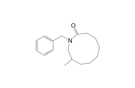 1-Benzyl-9-methylazacyclodecan-2-one