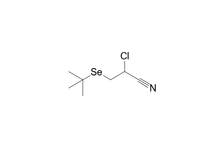 3-(t-Butylseleno)-2-chloropropanenitrile