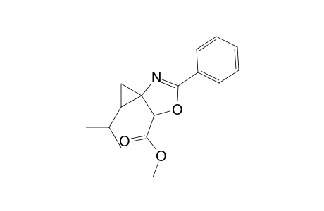 Methyl 2'-isopropyl-2-phenyl-spiro[cyclopropane-1',4-oxazoline]-5-carboxylate