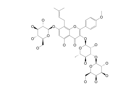 ANHYDROICARITIN-3-O-BETA-D-GALACTOPYRANOSYL-(1->3)-ALPHA-L-RHAMNOPYRANOSIDE-7-O-BETA-D-GLUCOPYRANOSIDE
