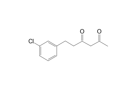 6-(3-Chlorophenyl)-2,4-hexanedione