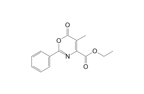 5-Methyl-6-oxo-2-phenyl-1,3-oxazine-4-carboxylic acid ethyl ester