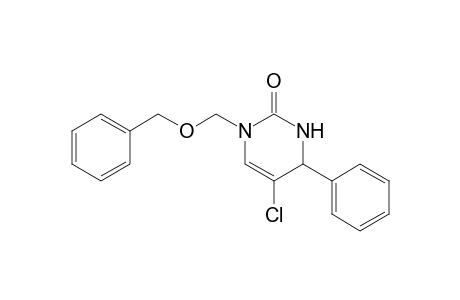 2(1H)-Pyrimidinone, 5-chloro-3,4-dihydro-4-phenyl-1-[(phenylmethoxy)methyl]-