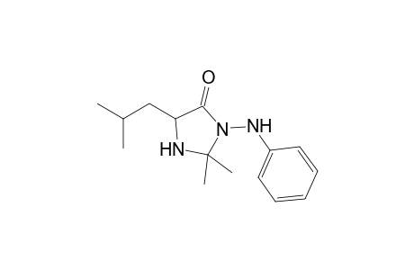 3-Anilino-5-isobutyl-2,2-dimethyl-4-imidazolidinone