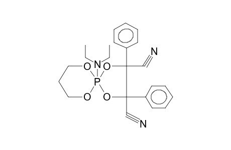 2-(1,3-PROPYLENEDIOXY)-2-DIETHYLAMINO-4,5-DICYANO-4,5-DIPHENYL-1,3,2-DIOXAPHOSPHOLANE