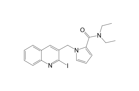 1-(2-Iodoquinolin-3-ylmethyl)pyrrole-2-carboxyylic acid diethyl amide