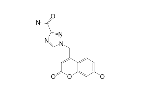 1-[(7-HYDROXY-2-OXO-2H-CHROMEN-4-YL)-METHYL]-1,2,4-TRIAZOLE-3-CARBOXAMIDE