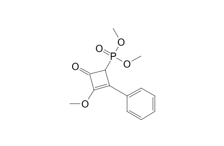 Dimethyl (3-methoxy-4-oxo-2-phenylcyclobut-2-en-1-yl)phosphonate