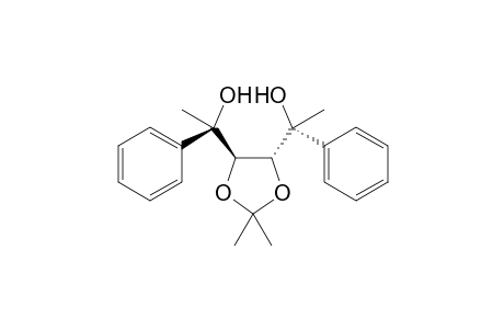 (1R)-1-[(4R,5R)-2,2-dimethyl-5-[(1R)-1-oxidanyl-1-phenyl-ethyl]-1,3-dioxolan-4-yl]-1-phenyl-ethanol