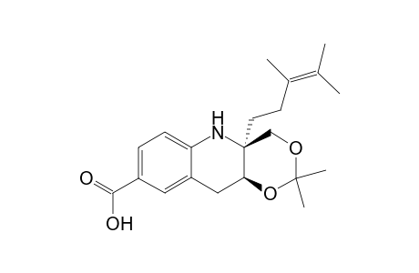 (4aS,9aS)-9a-(3,4-Dimethyl-3-pentenyl)-3,3-dimethyl-9-aza-2,4-dioxa-1,2,3,4,4a,10,9,9a-octahydroanthracene-6-carboxylic acid