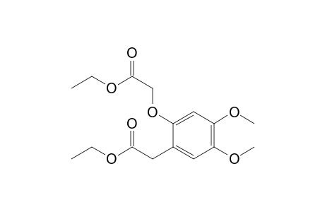 Benzeneacetic acid, 2-(2-ethoxy-2-oxoethoxy)-4,5-dimethoxy-, ethyl ester