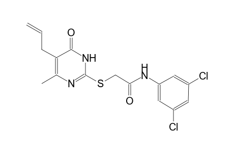 2-[(5-allyl-4-methyl-6-oxo-1,6-dihydro-2-pyrimidinyl)sulfanyl]-N-(3,5-dichlorophenyl)acetamide