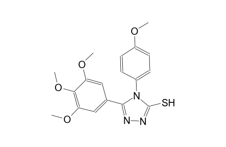 4-(4-methoxyphenyl)-5-(3,4,5-trimethoxyphenyl)-4H-1,2,4-triazol-3-yl hydrosulfide