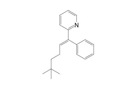 (E)-1-Phenyl-1-pyridyl-5,5-dimethylhex-1-ene