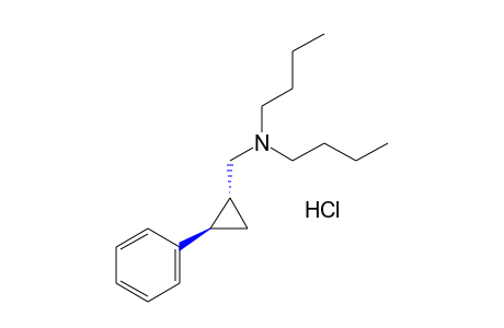 Trans-N-[(2-phenyl-1-cyclopropyl)methyl]dibutylamine, hydrochloride