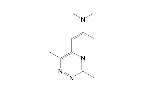 3,6-DIMETHYL-5-[2-(DIMETHYLAMINO)PROPENYL]-as-TRIAZINE