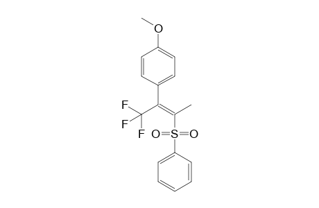 (Z)-2-(4-Methoxyphenyl)-3-(phenylsulfonyl)-1,1,1-trifluorobut-2-ene