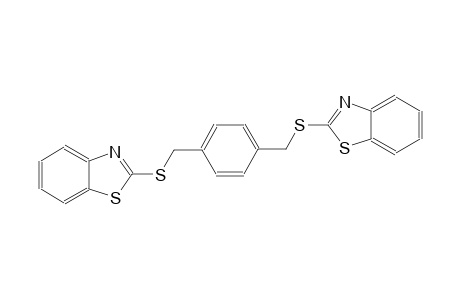 2-({4-[(1,3-benzothiazol-2-ylsulfanyl)methyl]benzyl}sulfanyl)-1,3-benzothiazole
