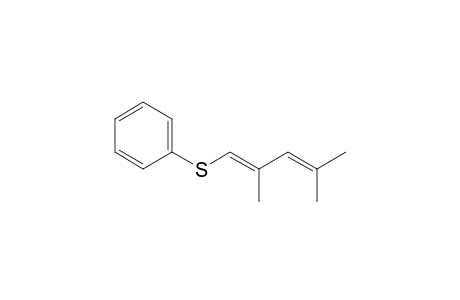 2,4-dimethyl-1-(phenylthio)-1,3-pentadiene