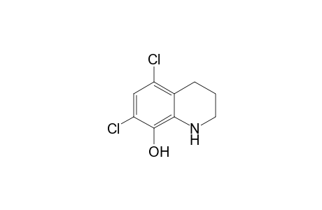 5,7-bis(chloranyl)-1,2,3,4-tetrahydroquinolin-8-ol