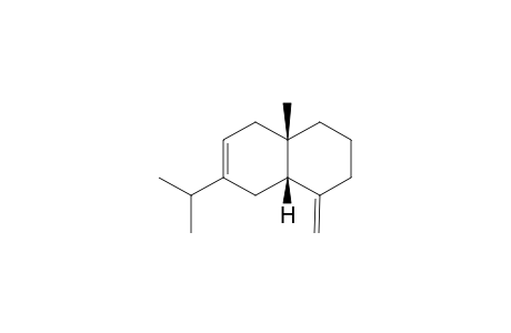 (4a.beta.,8a.alpha.)-(+-)-1,2,3,4,4a,5,8,8a-Octahydro-4a-methyl-7-(1-methylethyl)-7-(1-methylethyl)naphthalene ((+-)-Vetiselinene)