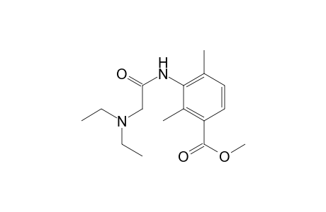 Methyl 2-[(N-diethylamino)acetylamino]-1,3-dimethylphenyl-6-carboxylate