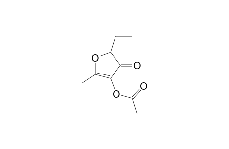 5-Ethyl-4-hydroxy-2-methyl-3(2H)-furanone, acetate