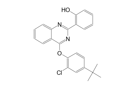 2-[4-(4-tert-butyl-2-chlorophenoxy)-2-quinazolinyl]phenol