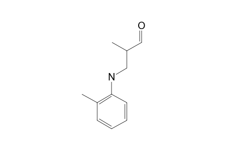 2-Methyl-3-N-(2-methylphenyl)aminopropanal