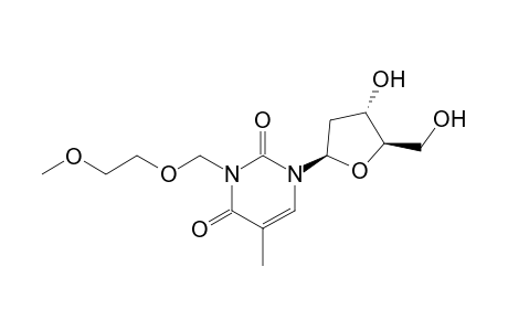 1-((2R,4S,5R)-4-Hydroxy-5-hydroxymethyl-tetrahydro-furan-2-yl)-3-(2-methoxy-ethoxymethyl)-5-methyl-1H-pyrimidine-2,4-dione